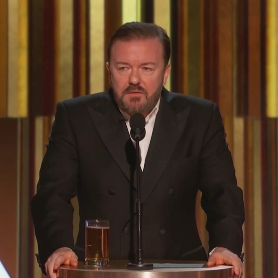 Ricky Gervais Truly Didn't Care As He Hosted the 2020 Golden Globes
